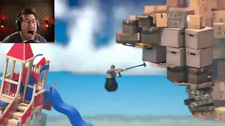 Markiplier Getting Over it Rage but its vocoded with Last Surprise(Remix)