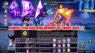 Honkai Star Rail 1.2 Memory of Chaos New Buff & Enemies - Chaos 8 9 10 3-Star & Team Setup Guide