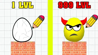 Draw To Smash: Draw Objects to Break Eggs (Levels 1-50)