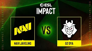 NAVI Javelins vs G2 OYA | Map 1 Inferno | ESL Impact League S4 EU