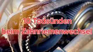 10 Todsünden beim Zahnriemenwechsel Zahnriemen Häufige Fehler Irrtümer