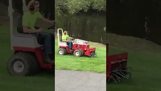 15 Year Old Aerating with the EB480 and Ventrac 4500Y