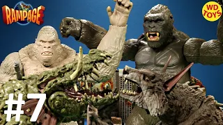 New Rampage The Movie Mega George Figure King Kong Vs Subject George Battle Unboxing Skull Island #7