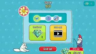 Playing the new simons cat dash.