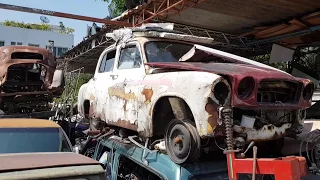 Junkyard in downtown of Bangkok 2018 # barnfind cars