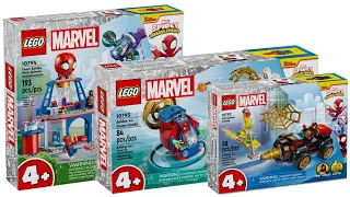 All LEGO Marvel Spidey and his Amazing Friends sets 2024 Compilation/Collection Speed Build