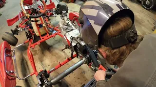 190cc shifter kart build and rip