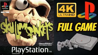 Skullmonkeys | PS1 | 4K60ᶠᵖˢ UHD🔴| Longplay Walkthrough Playthrough Full Movie Game