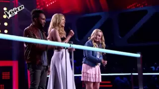 The Voice - Best Battle Audition -Tameaka Powell vs Mikhail Laxton Performs Hold Back The River