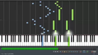 Tiersen, Yann - La Valse d 'Amelie - Piano Tutorial (100% Speed) Synthesia