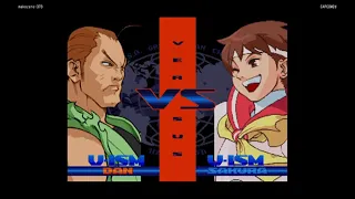 Street Fighter 30th Anniversary - Alpha 3  Dan(Makoto)  vs  Sakura