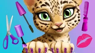 Fun Cat Hair Salon Birthday Party - Pet Animal Care Dress Up, Makeup Makeover Apps For Kids