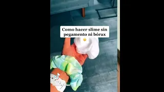 🧴Receta fácil de slime🧴(sin pegamento)