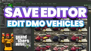 Save Editor Update 5.3 Edit DMO Vehicles Full Unselected Custom Modded Cars Chameleon 3D Worn