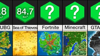 Gaming Map Size Comparison (2021)