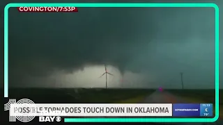 Tornadoes spotted in Oklahoma as hail pelts Kansas