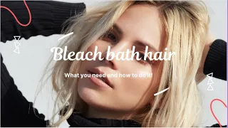 How to bleach bath hair the right way