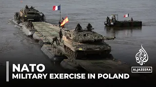 NATO troops are taking part in a huge military exercise in Poland