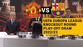 Europa League knockout round play-off draw 2022/23 UEFA | Football Flash |  |#UELdraw #ueldraw