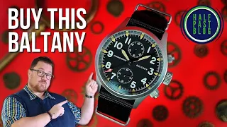 SOLD OUT during the 11:11 sale for good reason! This is one beautiful Baltany.  Full watch review