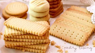 Lightly Crispy Shortbread Cookies | So Simple!