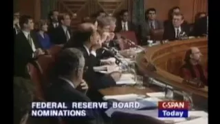 Alan Greenspan vs. Ralph Nader: Federal Reserve Board Nominations (1996)