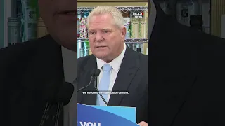 Doug Ford says he'll never decriminalize "hardcore drugs" in Ontario