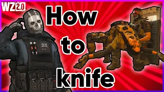 How to Knife - MELEE Warzone 2.0 Tutorial