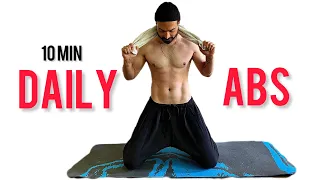 10 MINUTE DAILY ABS ROUTINE | AT HOME SIX PACK ABS ROUTINE ( No Equipment )