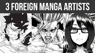 3 Foreigners NOT From Japan Who Became PROFESSIONAL Manga Artists / Mangaka