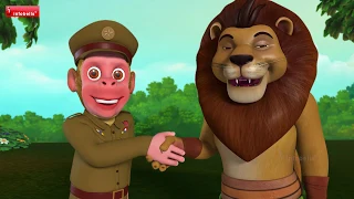 Bandar Mama Jungle Police Song | Bengali Rhymes for Children | Infobells