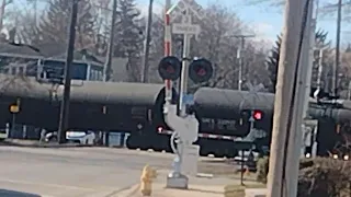 CN Mix Freight Train at a different spot in West Chicago, Illinois.