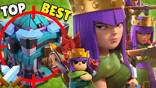 🔥 Unleash the Ultimate TH13 Queen Charge! Top 4 Insane Variations Revealed! 💥👑