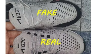 Nike Airmax 270 real vs fake review. How to spot fake Nike Air 270 sneakers