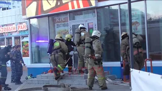 Пожар в KFC в ТЦ Росич Сургута
