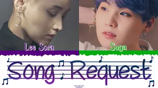 🎶 LEE SORA (이소라) Ft. SUGA (슈가) - Song Request [Color Coded Lyrics Han|Rom|Esp] 🎶