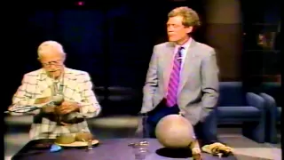 Disney Sound Effects Master on 80's Letterman Show