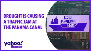 Drought is causing a major traffic jam at the Panama Canal