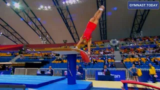 Top 3 in Men's Vault Final - 2023 Doha Gymnastics Apparatus World Cup