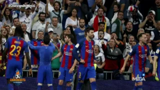 Lo que no has visto de la celebración de Messi en El Clásico ante el Real Madrid