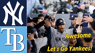 Yankees vs. Rays Game Highlights , May 10 2024 | MLB Season 2024