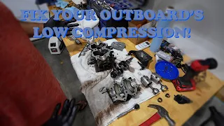 Fix Your Outboard's Low Compression!  6 hp Johnson Part 2.