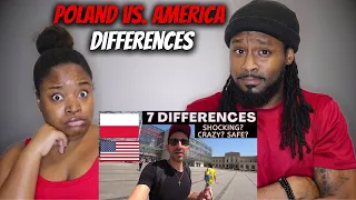 🇵🇱vs🇺🇸 CULTURE SHOCKS IN POLAND! American Couple Reacts "7 Shocking Differences in Poland & USA"