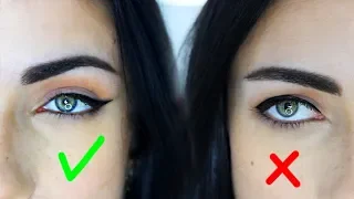 You're doing it WRONG! Eyeliner For Droopy Downturned Eyes | Common Mistakes | Do's and Don'ts