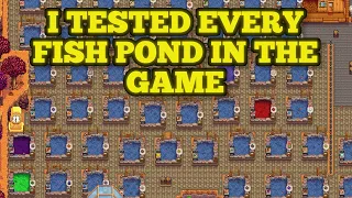 The best Fish For Your Fish Ponds In Stardew Valley | Updated guide for Stardew valley 1.5