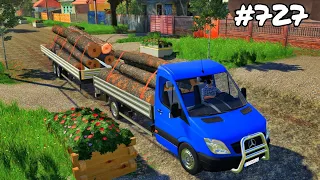 Roleplay pe Dumesti///AM BĂGAT O MULȚIME DE LEMNE PE SPRINTER [727]-Farming Simulator 19