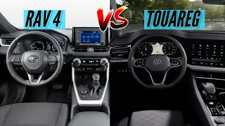 2024 Toyota RAV4 GR Sport Interior vs 2024 Volkswagen Touareg R-Line Interior | Interior Battles!