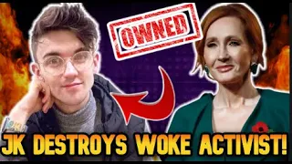 JK Rowling OWNS Woke Trans Activist! MAKES THEM APOLOGIZE!