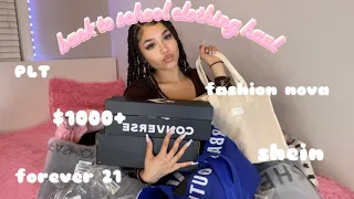 back to school clothing haul 2023 ||prettylittlething, fashion nova, shein, etc.