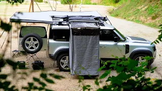 How to Perfect Camping Alone | Land Rover Defender Car Camping | Overland MODS